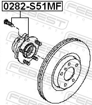 Wheel Hub 0282-S51MF