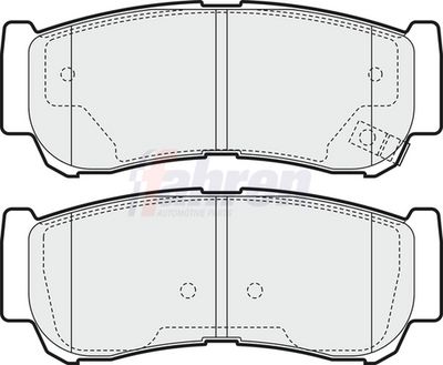 Fahren Brake Pad Set, disc brake FBP3645