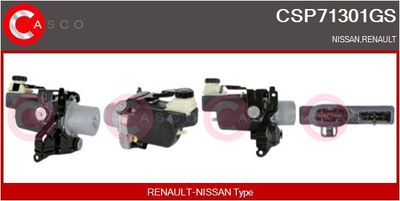 Гидравлический насос, рулевое управление CASCO CSP71301GS для RENAULT LATITUDE