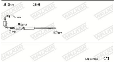 Изпускателна система WALKER MNK015285