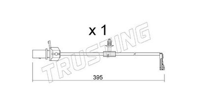 SENZOR DE AVERTIZARE UZURA PLACUTE DE FRANA