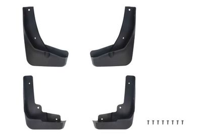 Spatlap Achter/Voor Links/Rechts (set 4 stuks.) past: MITSUBISHI ECLIPSE CROSS 01.18-