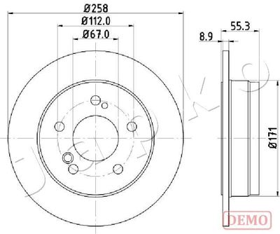 Brake Disc 610504C