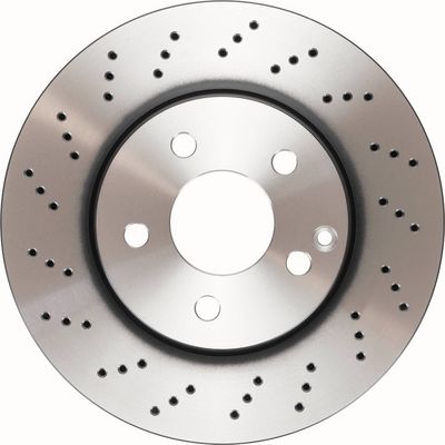 Brake disc Voor Links/Rechts past: MERCEDES C (C204), C T-MODEL (S204), C (W204), SLS AMG (C197), SLS AMG (R197) 1.6-6.2 01.07-