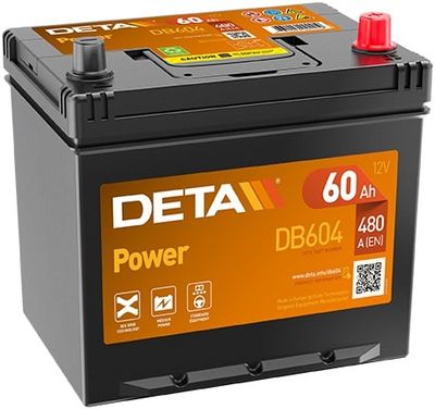 Batteri DETA DB604 för CITROËN, HYUNDAI, KIA, PEUGEOT, …