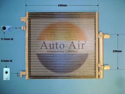 Condenser, air conditioning Auto Air Gloucester 16-1388