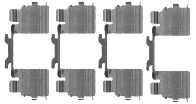Комплектующие, колодки дискового тормоза HELLA 8DZ 355 205-111 для IVECO DAILY