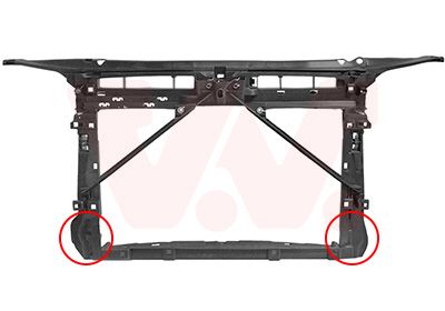Облицовка передка VAN WEZEL 7624678 для SKODA OCTAVIA