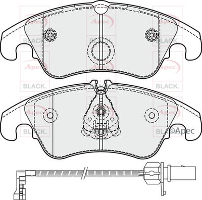 Brake Pad Set APEC PAD1862B