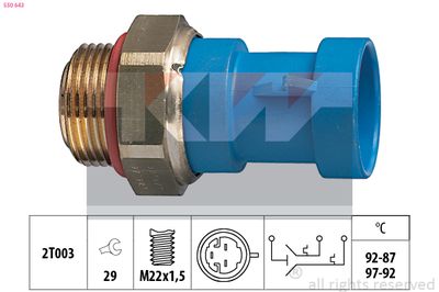 COMUTATOR TEMPERATURA VENTILATOR RADIATOR