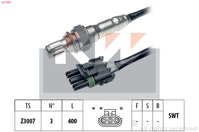 Sonda lambda KW 497 060