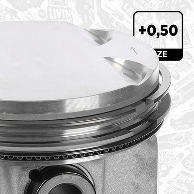 PISTON ET ENGINETEAM PM016450 2