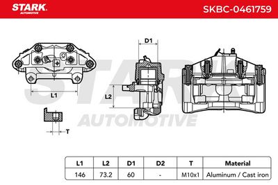 спирачен апарат STARK SKBC-0461759