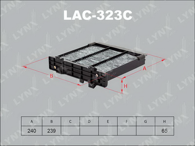 LYNXauto LAC-323C Фільтр салону 