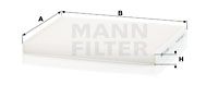 MANN-FILTER CU 2243 Фильтр салона  для FIAT DOBLO (Фиат Добло)
