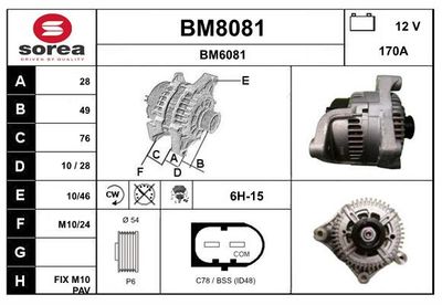 GENERATOR SNRA BM8081