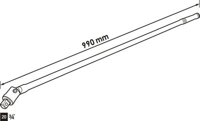 Prepínacia račňa VIGOR V4883