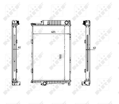 Kylare, motorkylning NRF 507620