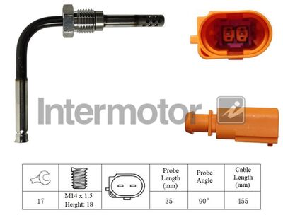 Sensor, exhaust gas temperature Intermotor 27279