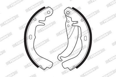 SET SABOTI FRANA FERODO FSB158 1