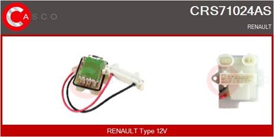 REZISTOR VENTILATOR HABITACLU CASCO CRS71024AS