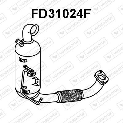 RUß-/PARTIKELFILTER ABGASANLAGE VENEPORTE FD31024F