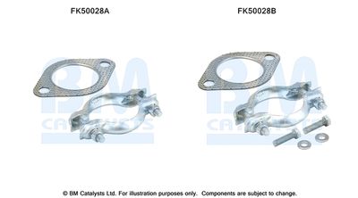 Zestaw montażowy, rura wydechowa BM CATALYSTS FK50028