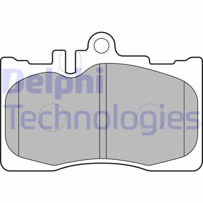 Комплект тормозных колодок, дисковый тормоз DELPHI LP1689 для TOYOTA CELSIOR