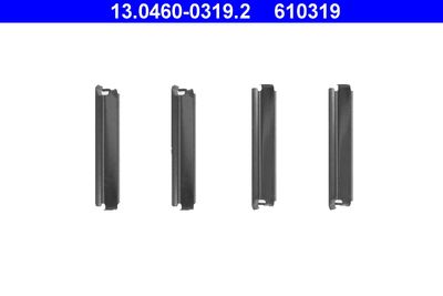 Комплектующие, колодки дискового тормоза ATE 13.0460-0319.2 для NISSAN MICRA