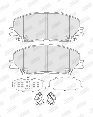 BREMSBELAGSATZ SCHEIBENBREMSE
