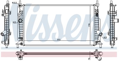 RADIATOR RACIRE MOTOR NISSENS 68521 4