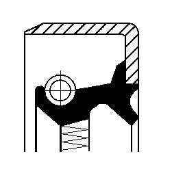 CORTECO Wellendichtring, Differential