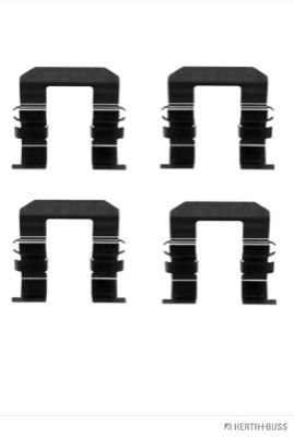 Комплектующие, колодки дискового тормоза HERTH+BUSS JAKOPARTS J3660508 для CHEVROLET CAPTIVA