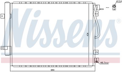 CONDENSATOR CLIMATIZARE NISSENS 940436 5