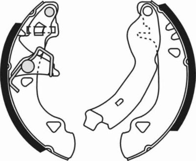 Brake Shoe Set C0F010ABE