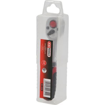 Ks Tools - Mini račňa s prepínacou páčkou 72 zubov 1/4" 110mm