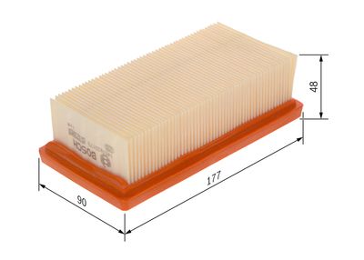 LUFTFILTER BOSCH 1457432173 4