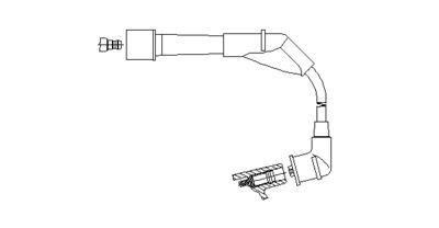 Провод зажигания BREMI 3A28/59 для NISSAN 300ZX