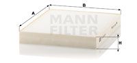 MANN-FILTER CU 23 003 Фильтр салона  для INFINITI  (Инфинити Q50)