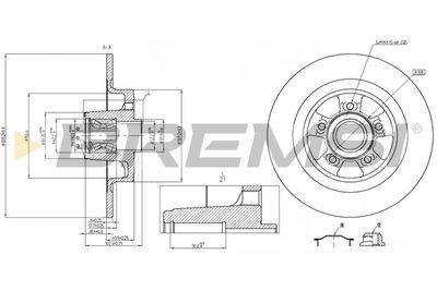 BREMSI CD8264S Тормозные диски  для RENAULT MEGANE II (BM0/1_, CM0/1_) 2.0 dCi
