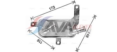 RADIATOR RACIRE ULEI CUTIE DE VITEZE AUTOMATA AVA Clever Choice OL3698 2