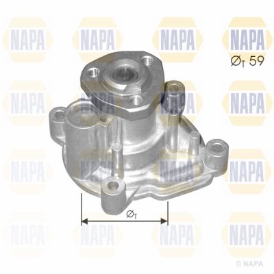 Water Pump, engine cooling NAPA NWP1041