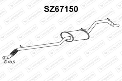 Глушитель выхлопных газов конечный VENEPORTE SZ67150 для SUZUKI WAGON