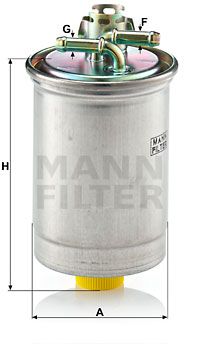 Топливный фильтр MANN-FILTER WK 823 для SEAT INCA