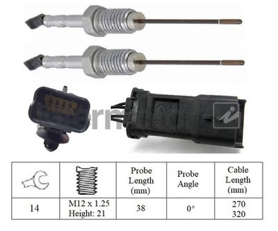 czujnik, temperatura spalin INTERMOTOR 27448