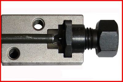 KS Tools Souprava univerzální obrubovačky na brzdové vedení FLAREFIXeco 4,75 mm, 4dílná 122.1215