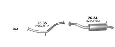 Układ wydechowy POLMO POLMO00588