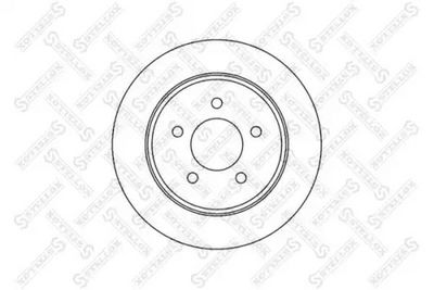 спирачен диск STELLOX 6020-9311-SX