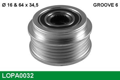 GENERATORFREILAUF LUCAS LOPA0032