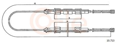 CABLU FRANA DE PARCARE
